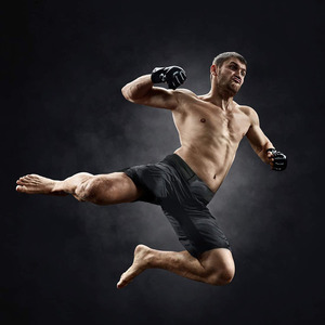 ที่มีคุณภาพสูงที่กำหนดเองปักโลโก้ MMA ว่างเปล่าต่อสู้สั้นที่ดีที่สุด - Product Image 3