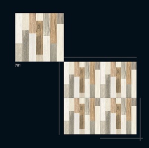 Baldosas de cerámica esmaltada clásicas modernas de 600x600mm con diseño de flores para cocina, baño y acabado pulido exterior - Product Image 5