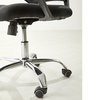 Chaise de bureau MonsterFurniture, pivotante, à dossier moyen, confortable, ergonomique, industrielle, moderne, entièrement en mesh, réglable