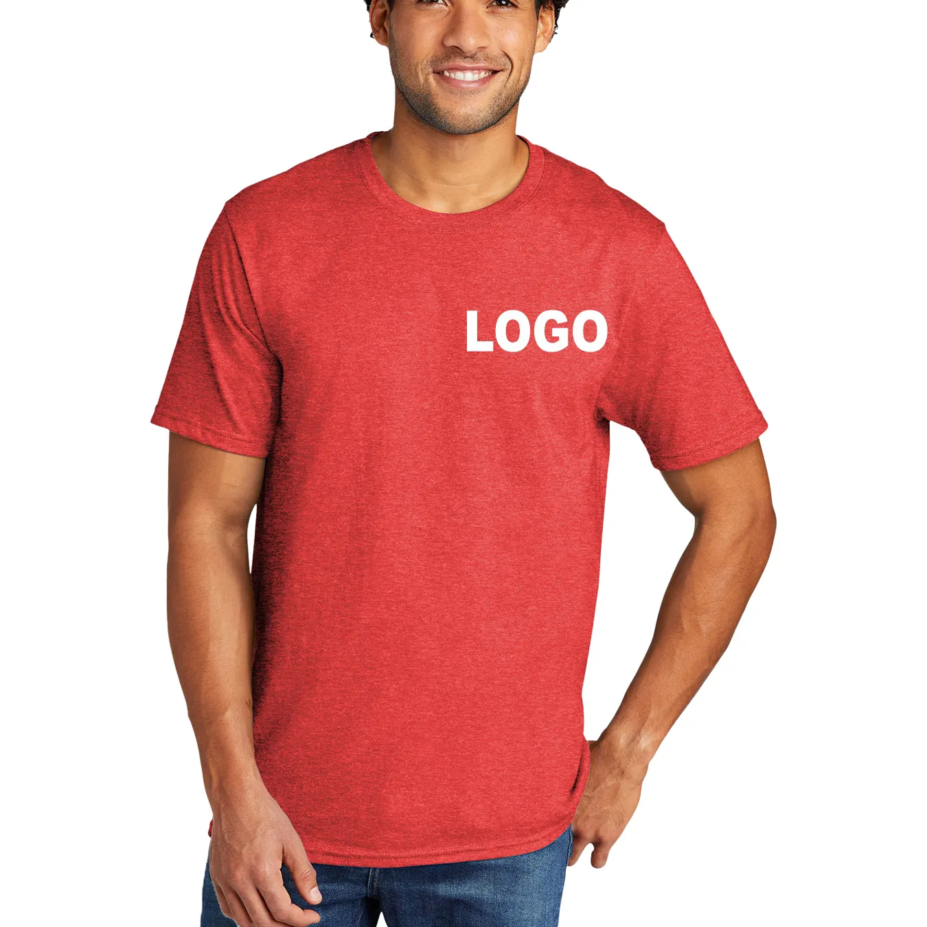 Camiseta de gran tamaño con logotipo personalizado, camiseta transpirable ligera, precio barato, alta calidad
