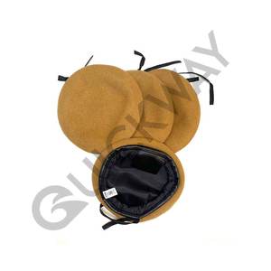 Gorros de boina de alta calidad para uniforme de ceremonia, boina de Color personalizada, boina de lana, 100% - Product Image 3