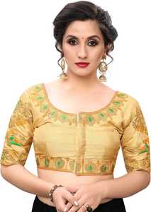 Coupe parfaite Designer Travail lourd brodé Bangalori Soie Filles indiennes Prêt à porter Fantaisie Saree Blouses pour Surat Apparelgarment - Product Image 3