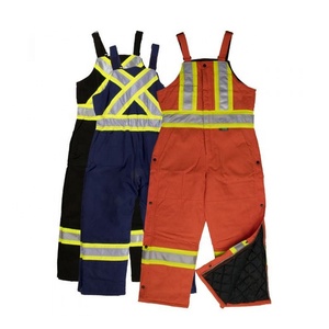 Ensemble bavoir Fluorescent en tissu sur mesure, vêtements de travail industriel, pantalon de sécurité - Product Image 1