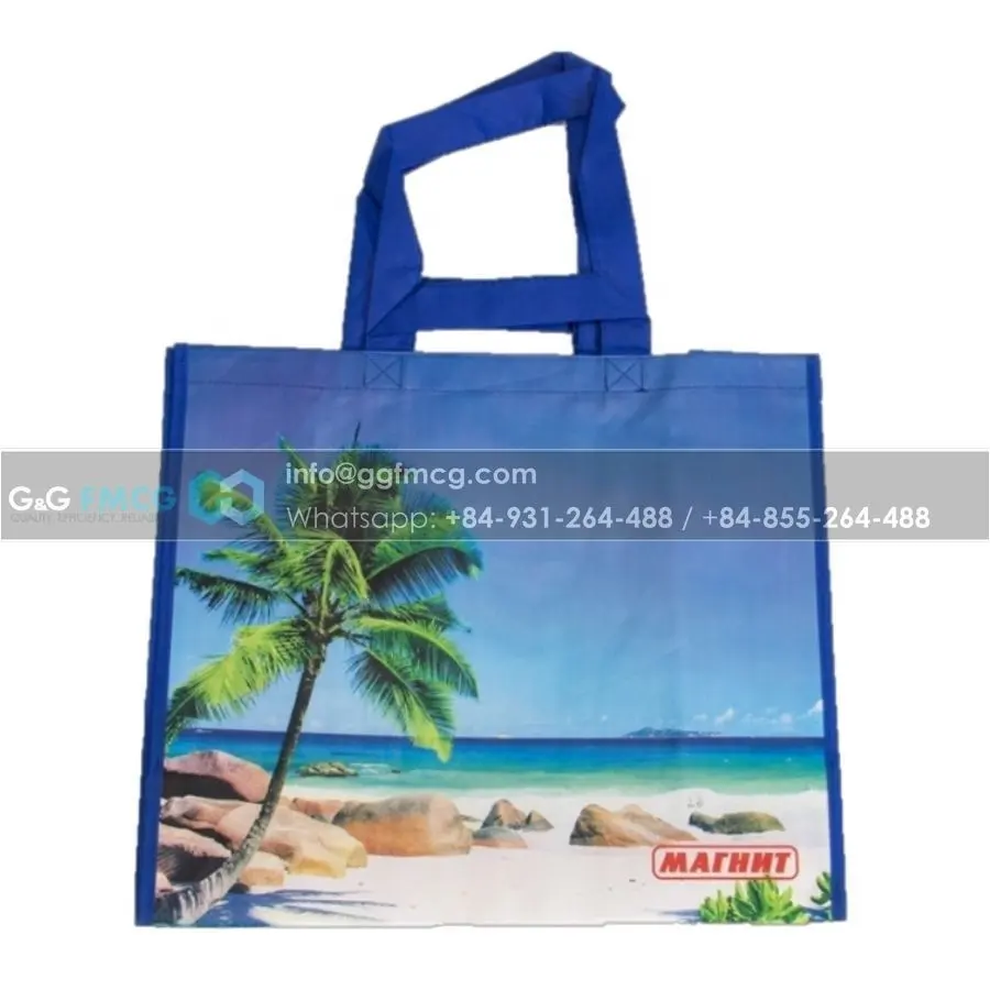 PP Woven Bag Sewn Boast Shape, Waterproof Customized PP Shopping Plastic Woven Bag, PP Woven Bags Manufacture