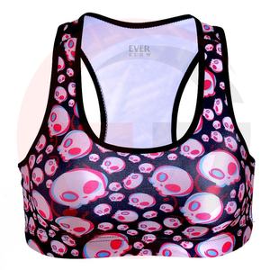 Sujetador deportivo de sublimación, cómodo, de tela suave, servicio OEM, venta al por mayor - Product Image 1