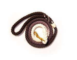 Cuerda trenzada de algodón para perro, accesorio hecho a mano de alta calidad, color negro - Product Image 1