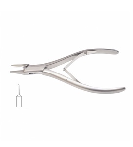 Ingrown Nail <b>Splitter</b> 11.5cm Curved Jaw German Grade Stainless Steel Manicure Pedicure Nail Cutters With High Quality - Product Image 1