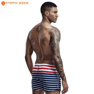 Custom Your Own Fashion Design Sublimation Printing Men's Polyester Spandex Fabric Swim Beach Shorts - Product Image 5