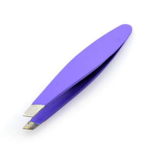 Pince à épiler miniatures de qualité supérieure en acier inoxydable, pinces de précision pour les poils du visage et le maquillage, 7 cm - Product Image 4