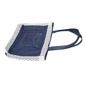 Sacs de poche en denim de qualité pour l'exportation sac en toile de coton sacs en toile de coton fantaisie et élégants pour femmes fournisseur indien - Product Image 5