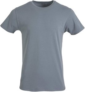 Camiseta informal para hombre, ropa de calle de alta calidad, venta al por mayor, a la moda, bordada, 100% de algodón, Camiseta larga - Product Image 1