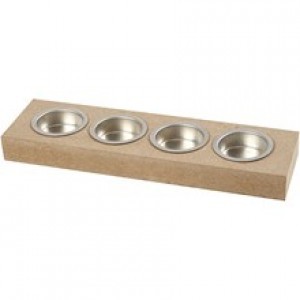 Prix d'usine bougeoir en bois et support de photophore en verre de taille différente décoratif de mariage pour la maison et l'hôtel utilisation de Noël - Product Image 4