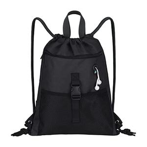 กระเป๋าโพลีเอสเตอร์หูรูดสำหรับทุกเพศ,กระเป๋ายิมกีฬากระเป๋าเป้กลางแจ้งโลโก้แบบกำหนดเอง - Product Image 1