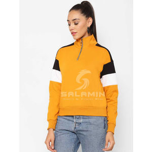 Femmes grande taille 100% Polyester pull à col rond Sport sweat Logo personnalisé décontracté Streetwear pour l'entraînement des sports d'hiver - Product Image 4