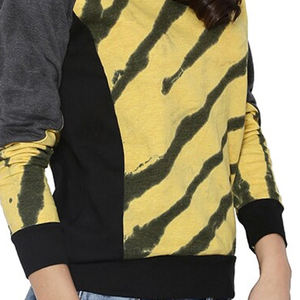 Sweatshirts d'hiver personnalisés pour femmes Sweatshirts à capuche à sublimation avec col rond logo avant Pulls de mode - Product Image 4