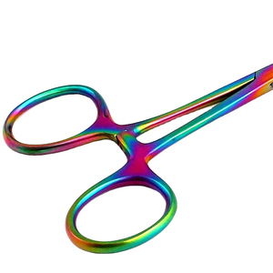 Offre Spéciale Meilleure Qualité En Acier Inoxydable Multi Couleur Hémostatique Pince Droite En Acier Inoxydable Chirurgie Instruments Forceps - Product Image 4