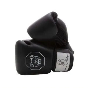 Guantes de boxeo con logotipo personalizado OEM ODM BRIGHT WAY Guantes deportivos internacionales hechos de cuero PU Precio de fábrica para la venta - Product Image 1