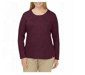 Camisetas de algodón de manga corta lisas para mujer de verano al por mayor, camisetas de algodón transpirable - Product Image 5