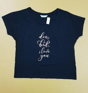 Camiseta de Cuello Redondo de Algodón Tejido de Alta Calidad para Mujer, Manga Corta, Informal, Verano, Teñida, Talla XL, Transpirable, con Etiquetas de Marca - Product Image 3
