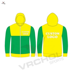 Sudadera personalizada de poliéster sostenible, anticontracción y antiarrugas con capucha bordada, suministro OEM, estampado liso de talla grande - Product Image 6