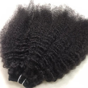 Extensions de cheveux naturels Remy ondulés — queen beauty,, Double trame fabriquée à la Machine, de haute qualité, pour hommes et femmes, vente en gros - Product Image 1