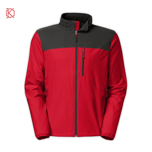 Personnalisé de haute qualité enduit mince col montant hiver hommes respirant tactique veste softshell - Product Image 3