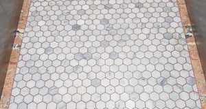 Carreaux de sol hexagonaux en marbre onyx blanc cristal, finition polie moderne, haute qualité - Product Image 6