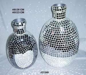 Home Decorative Plain Glass Mosaic Flower <b>Vases</b> Latest Design Silver Shiny <b>Vases</b> at <b>Cheap</b> Price Wedding Party Decor - Product Image 4