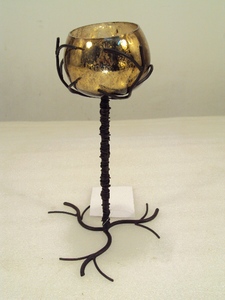 Support votif de branche en fer de grande qualité pour la décoration intérieure ou extérieure - Product Image 2