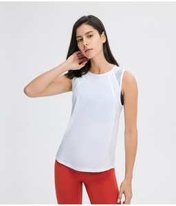 Débardeurs courts pour femmes, fabriqués sur mesure par l'usine du fabricant, idéaux pour le sport, la gym et le fitness. - Product Image 2