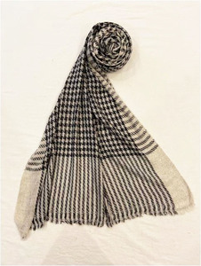 Viscose Laine Plaid Écharpe Châle Femmes Hommes Hiver Réversible Multi-fonction Traditionnelle Longue Écharpe Couleur Personnalisée Durable - Product Image 5