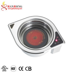 اليابانية الكورية شوايات المطبخ الجدول في الأماكن المغلقة التجاري الأشعة تحت الحمراء مطعم شواية كهربائية - Product Image 3
