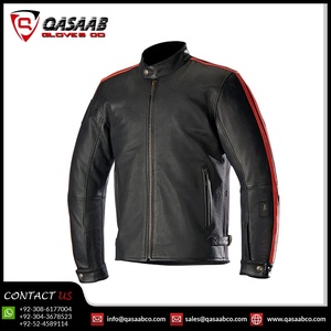 Primavera Otoño Stand-Collar Moda Causal Moto Cuero genuino Mejor Pu Cuero Cordura Invierno Chaquetas de motocicleta - Product Image 3