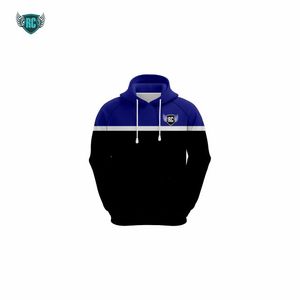 เสื้อฮู้ดผู้ชายยาวคอปกยาวผ้าฟลีซ100% ผ้าโพลีเอสเตอร์พิมพ์ลายสีพื้นเสื้อ6XL XS - Product Image 2
