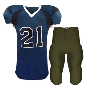 Uniforme de fútbol americano de talla grande de alta calidad OEM, ropa deportiva con cuello en V de nuevo diseño, características transpirables y duraderas - Product Image 6