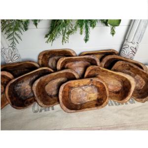 100% meilleur bol à pâte de couleur de bois bols à pâte en bois de luxe faits à la main pour la cuisine et la vaisselle de table bols - Product Image 3