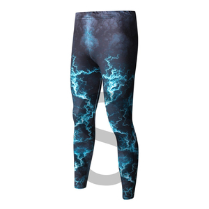 Ensemble de legging de yoga en polyester 92%, 8% spandex, tissu en soie, doux brossé, impression numérique, personnalisé - Product Image 3