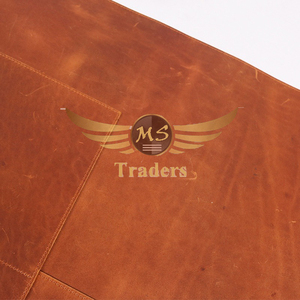 Jardinage industriel Tablier de travail en cuir personnalisé Résistant à la chaleur Sangle réglable Résistant à la chaleur Cuir fendu Soudage - Product Image 5