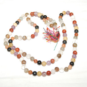 งานหัตถกรรมหินควอตซ์สีทอง JAP Mala สำหรับสวดมนต์ - Product Image 3