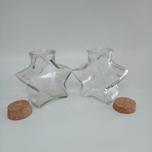 <strong>Mini</strong> Star Glass Favor Jars W/Cork Lid <strong>Honey</strong> <strong>Pot</strong> Bottles <strong>Empty</strong> Glass Bottles Gift - Product Image 6