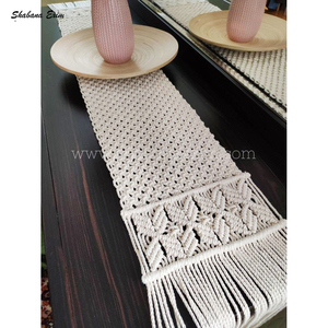Haute qualité fait à la main prix le plus bas Long Boho décor de Table de mariage bohème macramé Unique chemin de Table de l'Inde - Product Image 1