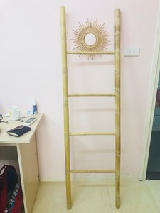 Thân Thiện Với Môi Trường Thủ Công Mỹ Nghệ Thang Tre Giá Khăn/Kệ Thang Tre/Thang Tre Trang Trí Trong Phòng Tắm Sản Xuất Tại Việt Nam - Product Image 2