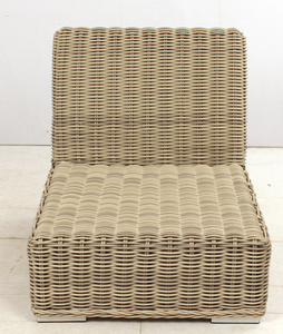 Juego de sofás de muebles de mimbre para exteriores de alta calidad, muebles de jardín de aluminio seccionales modernos para dormitorio, sala de estar, Parque escolar - Product Image 3