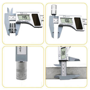 Calibrador Digital de Plástico con Energía Solar, Mini Calibrador Electrónico LCD de 0-150 <span class=keywords><strong>mm</strong></span> - Product Image 6