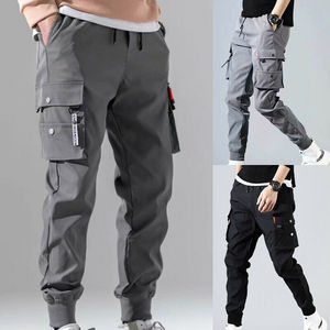 Hip Hop Style Mens Cargo <b>Trousers</b> <b>Elasticated</b> Drawstring Style Custom Made High Quality Jogger <b>Trouser</b> with High Quality Stuff - Product Image 6