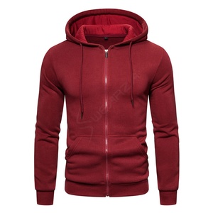 Sudaderas con capucha con cremallera y cremallera personalizadas Fabricantes de ropa de peso pesado de gran tamaño Sudaderas con capucha lisas unisex para ropa informal - Product Image 3