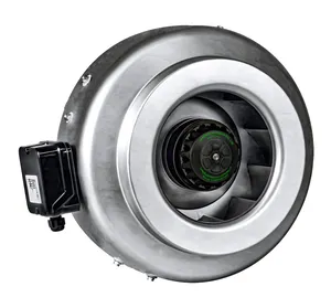 VE100-CFG-GL Venteurope Inline centrifugal Exhaust Duct Fan 220~240V. 50/60Hz. AC 80W. 250 m3/h 295 Pa 100 mm.