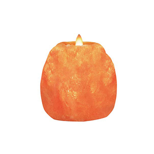 2026 Eco-Friendly Handmade Himalayan Salt Tea Light Natural Crystal Pink Rock Salt <b>Candle</b> <b>Holder</b> by IMPEX PAKISTAN - Product Image 1