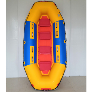 Heavy Duty Double Floor River <strong>Boat</strong> White Water Rafting 4 Persons Inflatable <strong>Raft</strong> Drifting <strong>Boat</strong> - Product Image 2