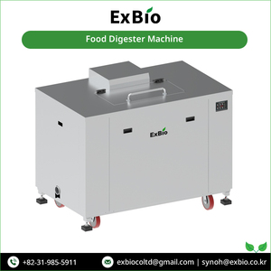 Meilleure vente Exbio 500kg/jour de capacité de digesteur alimentaire écologique Machine de compostage des déchets alimentaires pour usage commercial - Product Image 2